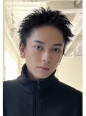 セット簡単今流行りのスパイキーショート