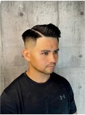 サイドパート　スキンフェード　宇都宮　バーバー　メンズ