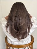 前髪 こなれミディ イメチェン ウェーブパーマ 韓国マッシュ