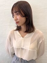 カシェ ホリエ(CACHE HORIE)&nbsp;顔まわりカット/ブラウン/前髪