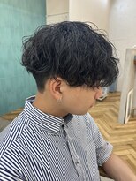 ロミーオム 本厚木(ROMMY. Homme)&nbsp;お客様マッシュ刈り上げ波巻きスパイラルパーマおしゃれ本厚木