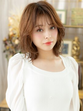 カバーヘア ブリス 上尾西口店(COVER HAIR bliss) 韓国風ニュアンスパーマフェザーミディアムh3上尾20代30代40代