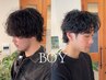 メンズカット＋パーマ￥12500