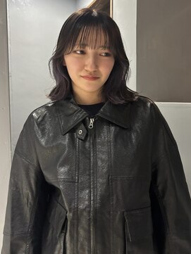 画 layer bob / inner lavender