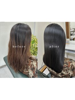 [駐車場完備]業界注目の《最新髪質改善トリートメント》ダメージ毛を内側から集中補修★口コミ4.8★