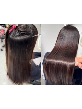 本気の髪質改善トリートメントで1回で効果を実感♪クセ、うねり、パサつきを改善してちゅるん髪実感♪