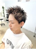 【LOVEST服部】ハイライト透明感スパイキーショート