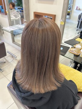 ノット 成田公津の杜(Knot) 【ハイライトベージュ×外ハネの魅力】stylistすずか