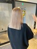 2回目限定カット+ケアブリーチ+カラー+MILBONトリートメント[千葉駅]