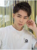 小久保styleフェザーパーマフェザーショートグレーエンドカラー
