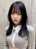 ◎前髪の割れ目解消◎前髪クロスパーマ＋前髪カット　￥5,500
