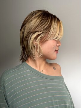 シアター(CIARTOR) ブラウン×ブロンド マーブルカラー