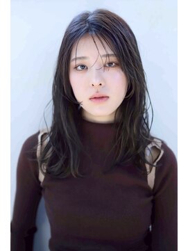 アボヘアー(Abo hair) 20代30代40代☆黒髪暗髪☆韓国風ゆるふわウェーブ顔周りレイヤー