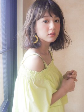 マルツ 銀座(maltu) シースルーバング無造作大人かわいい美髪ネビージュオリージュ