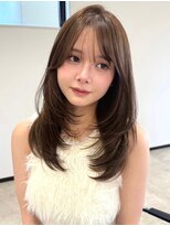 シェイト(ciate)&nbsp;韓国ヘア レイヤーカット オリーブベージュ