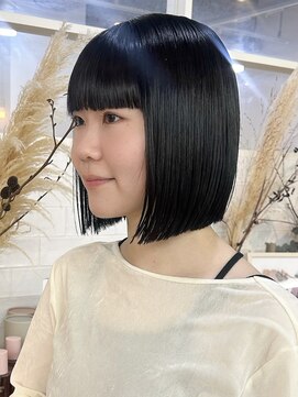 スミス 秋葉原(Smith) ボブぱつっとボブ暗髪黒髪ボブ