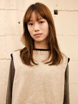 ランプ 代官山(the lamp)&nbsp;ブリーチなしダブルカラーチョコレートブラウン冬カラーレイヤー