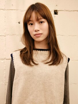 ランプ 代官山(the lamp) ブリーチなしダブルカラーチョコレートブラウン冬カラーレイヤー