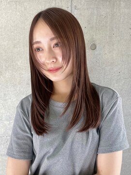 ラフ フロム ガーデン(Laf from GARDEN) ミディアム/レイヤーカット/顔周りカット/透明感カラー