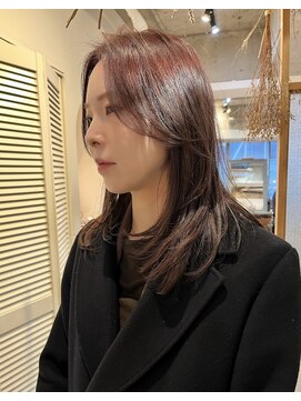 ホーミートウキョウ(HOMIE TOKYO) 似合わせカット/小顔/ダークアッシュ/大人ガーリー