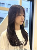 ラベンダーカラー/レイヤーカット