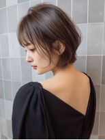 シュモレ ベイシティー&nbsp;ピンクベージュ/アンブレラカラー/クールショート/前髪/稲毛海岸