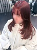 レイヤーカットカシスカラー
