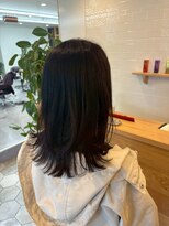 セレイン(serein)&nbsp;ロングレイヤー×モスグリーン