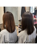 ヘアカラー専門店カラープラス石和店&nbsp;40代50代60代/BeforeAfter/白髪染め/おしゃれ染め