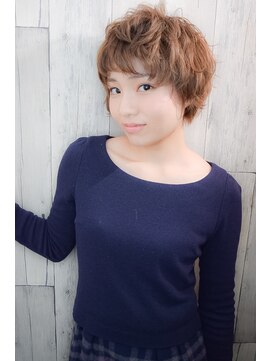 ラウンジ モリオ イケブクロ(Lounge MORIO Ikebukuro) 【morio池袋】ふわふわパーマのひし形ショート