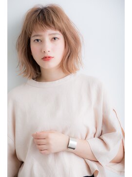 リヴィエラ 巣鴨店(Riviera) ナチュラルひし形シルエットデジタルパーマグレージュ