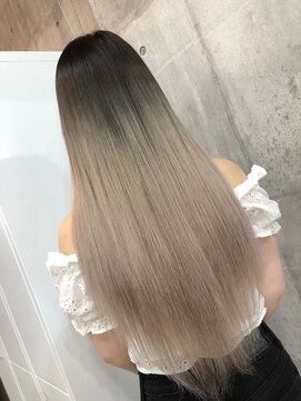 ミラク 町田(MIRAC) 【MIRAC町田店河原崎】ホワイトグレージュグラデーション