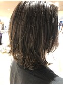 外ハネミディ