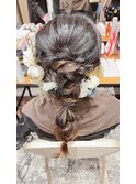 編み下ろし ヘアセット
