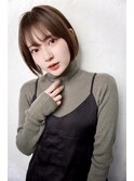 大人ショートボブ×ナチュラルボブ×丸みショート20代30代40代 d