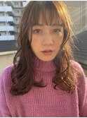 オーガニックカラーベージュ×カジュアルウェーブ