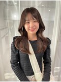 こなれミディ×くびれヘア