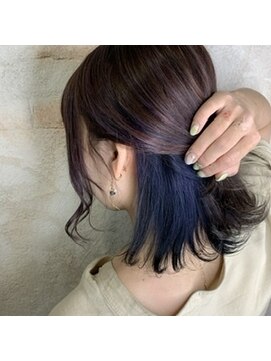 ヘアリゾートエーアイ 高田馬場店(hair resort Ai) 20代30代40代マロンベージュ/Aラインボブ/かきあげ[高田馬場駅]