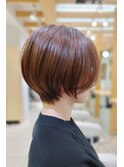 大人女子★丸みショートボブ