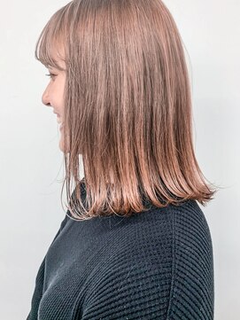 ソア 渋谷(soar) 韓国風エギョモリ★くびれ外ハネミディ大人可愛い小顔20代30代