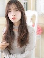 モッズ ヘア 福岡姪浜店(mod's hair) mod's姪浜/オンブレ大人ガーリーゆるふわカールレイヤーロングb