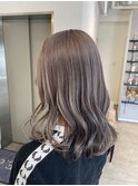 ダブルカラーとほんのり紫カラー