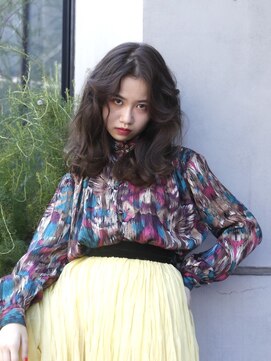 リブロ 三軒茶屋(LIBRO) ヒッピー×くせ毛風セミロング