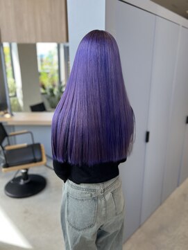 アースコアフュールボーテ 笛吹店(EARTH coiffure beaute) パープルカラー