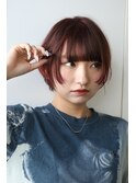 大人綺麗な小顔襟足スッキリショートボブ 30代40代50代