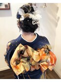 成人式ヘアーセット、着付け