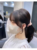 ロンドアヴァントゥス 池袋(Lond aventus)&nbsp;韓国レイヤー/韓国風/ボブ/髪質改善/黒髪/ブリーチなし〔池袋〕