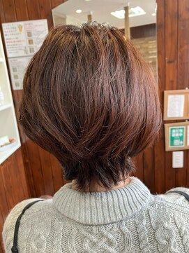 ナオス(NAOS) 傷ませない白髪染め/30代40代/ショート/髪質改善