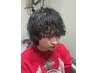 【鈴木指名】メンズカット+デザインパーマ+マイクロバブル¥11000