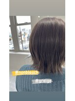 エフ(F)&nbsp;ノンブリーチ×グレージュ